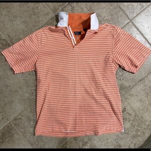Orange Striped Calloway Golf Polo